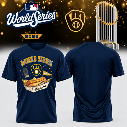 MIL World Series Champions One Side T-Shirt - Printed V40