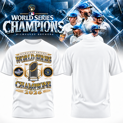 MIL World Series Champions One Side T-Shirt - Printed V26