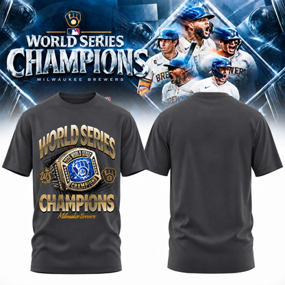 MIL World Series Champions One Side T-Shirt - Printed V23