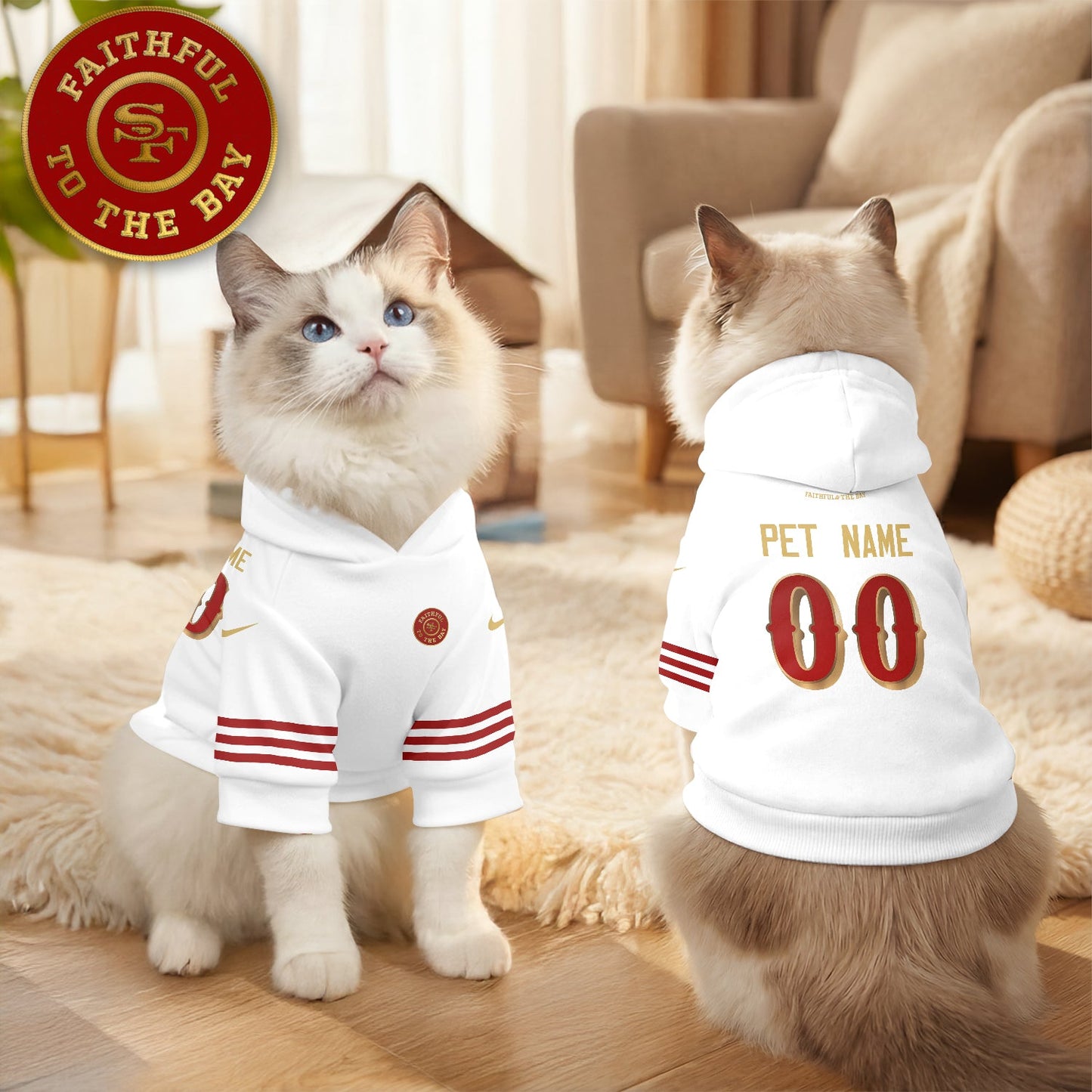 SF Faithful To The Bay “Rivalries” Pet Hoodie