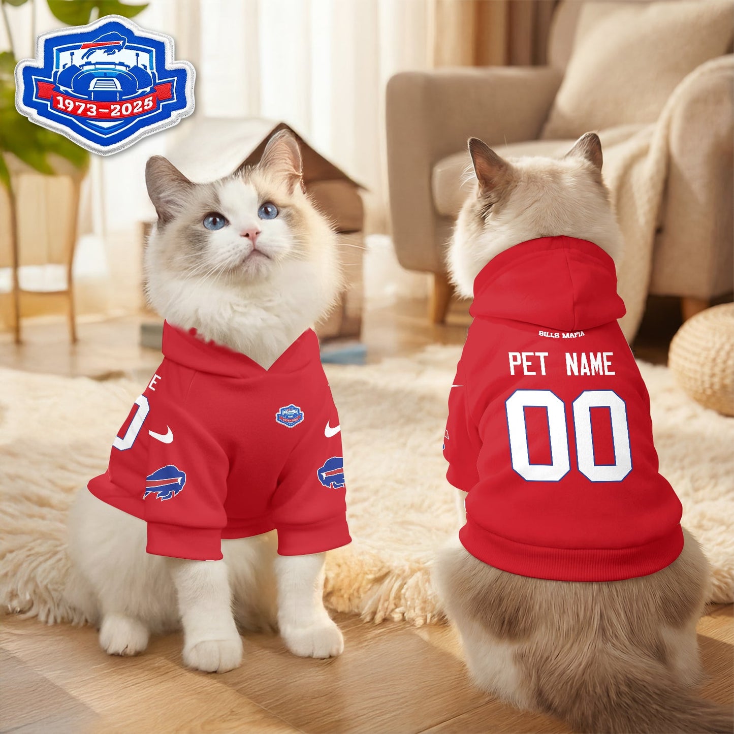 BUF “Rivalries” Pet Hoodie