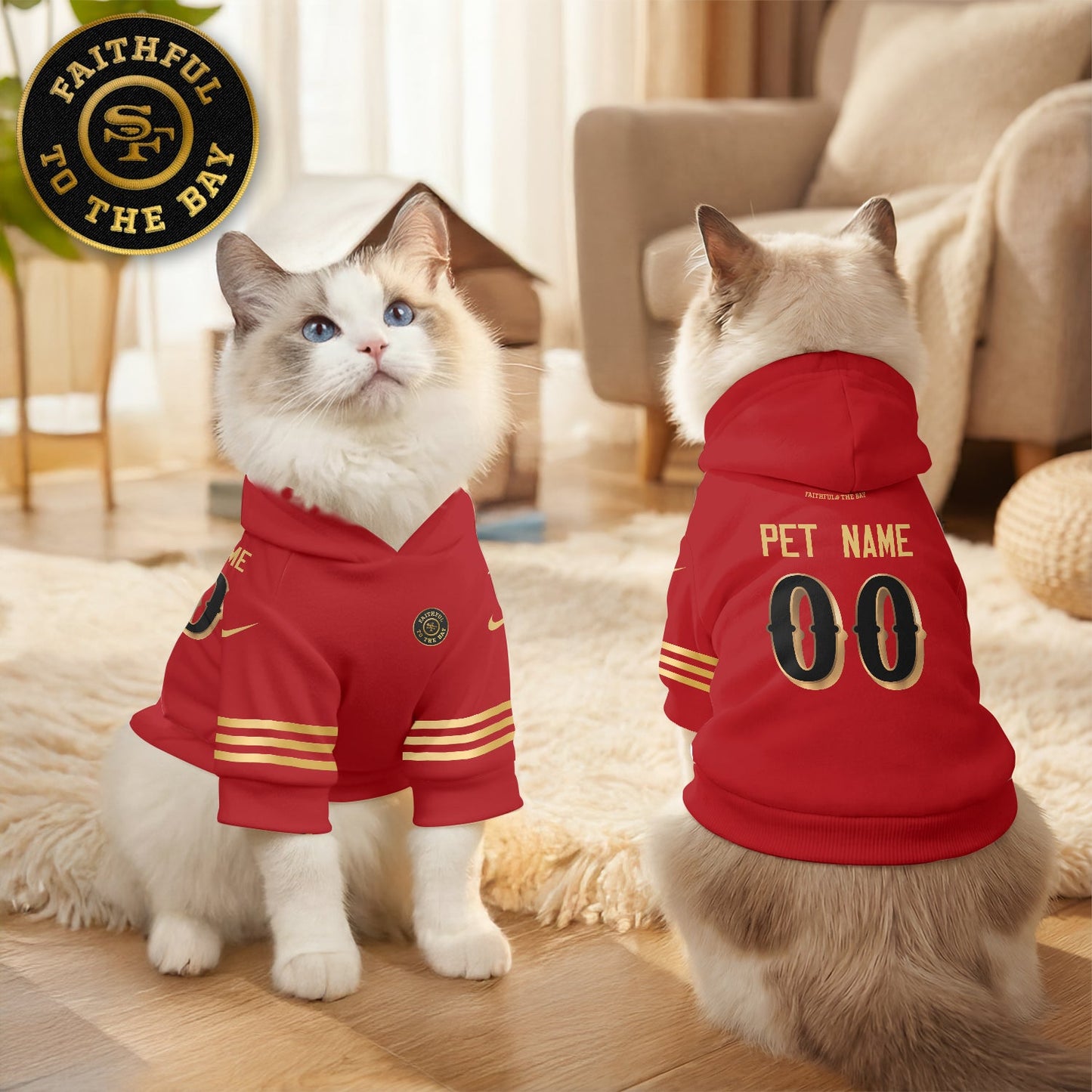 SF Faithful To The Bay “Rivalries” Pet Hoodie