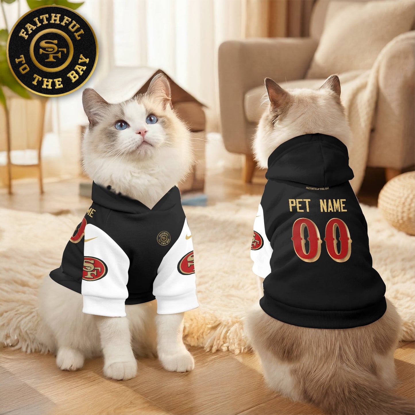 SF Faithful To The Bay “Rivalries” Pet Hoodie
