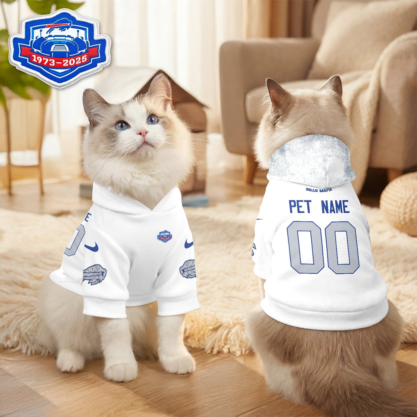 BUF “Rivalries” Pet Hoodie