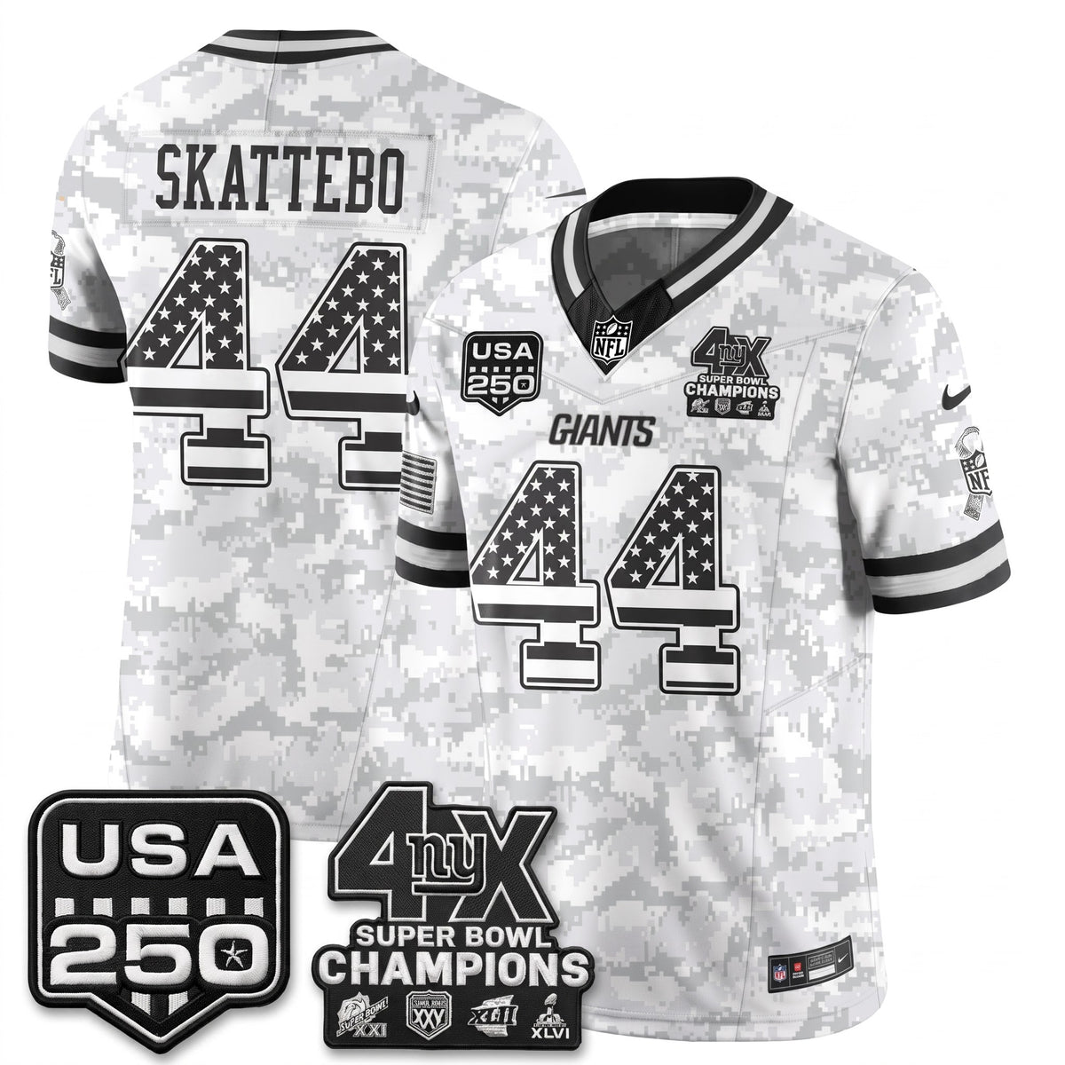 NYG 2026 Salute To Service Vapor Jersey - Stitched