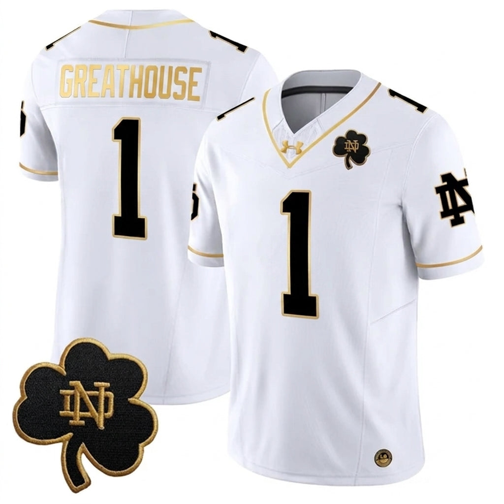 ND 2025 Gold Vapor Limited Jersey - Stitched