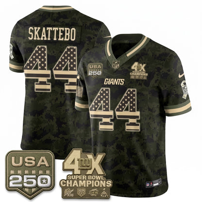 NYG 2026 Salute To Service Vapor Jersey - Stitched