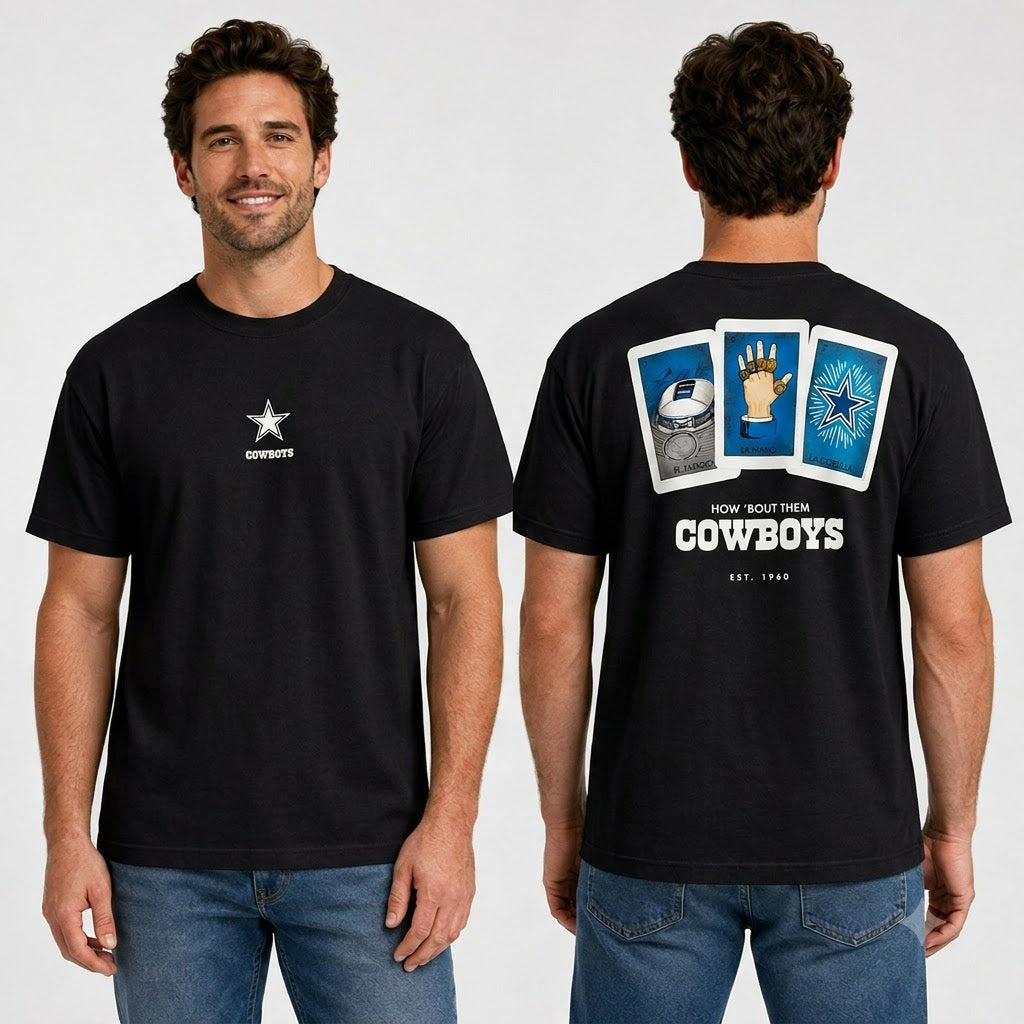 DAL How ‘Bout Them Cowboys Est 1960 Two Sides T-Shirt - Printed