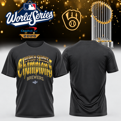 MIL World Series Champions One Side T-Shirt - Printed V36