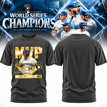 MIL World Series Champions One Side T-Shirt - Printed V24