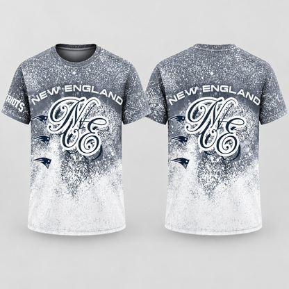 NE Jumbo Print 3D T-Shirt - Printed