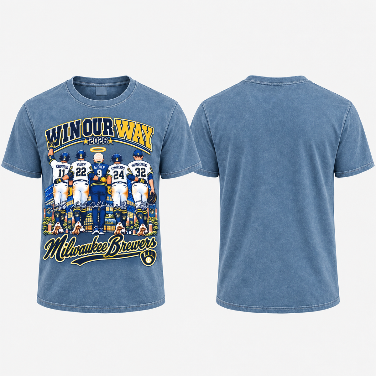 MIL Win Our Way 2026 Washed T-Shirt - Printed