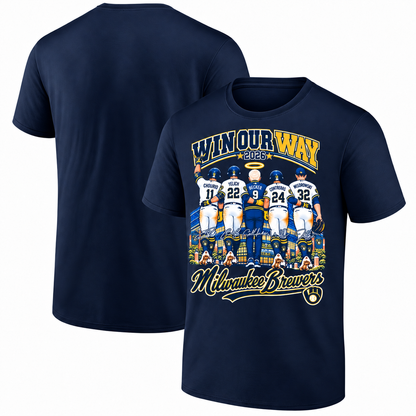 MIL Win Our Way One Side T-Shirt - Printed