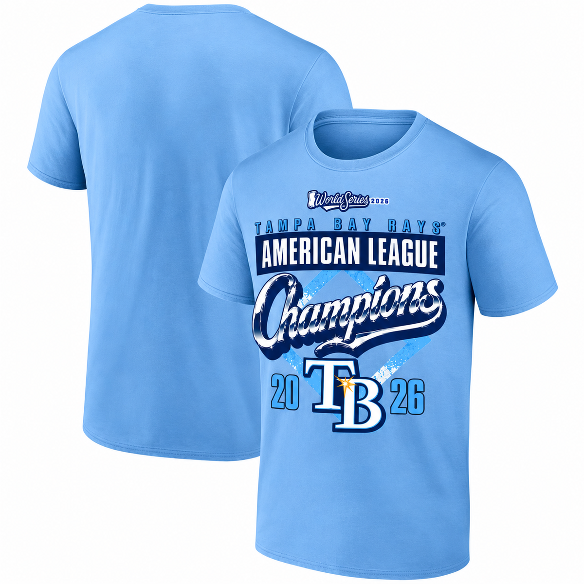 TBR American League Champions 2026 One Side T-Shirt - Printed