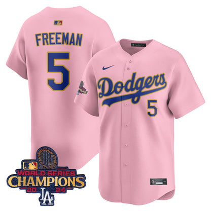 Dodgers 2025 Gold Vapor Premier Limited Jersey - All Stitched