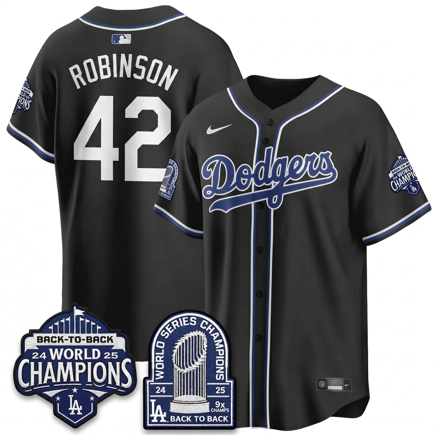 LAD 2026 Black Out Style Vapor Limited Jersey - B2B Champs - All Stitched