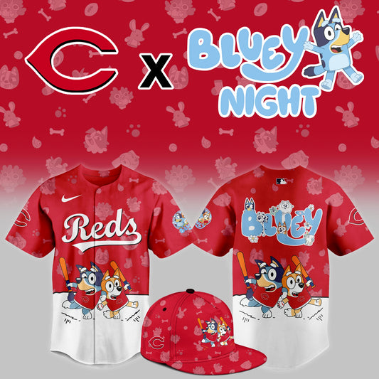 Cincinnati Reds 2025 Bluey Night Limited Jersey