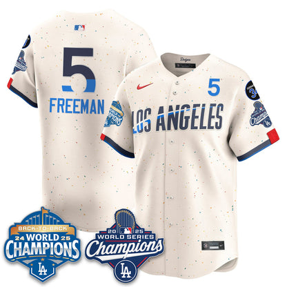 LAD 2025 World Series Champions Jersey - All Stitched