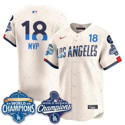 LAD 2025 World Series Champions Jersey - All Stitched N2