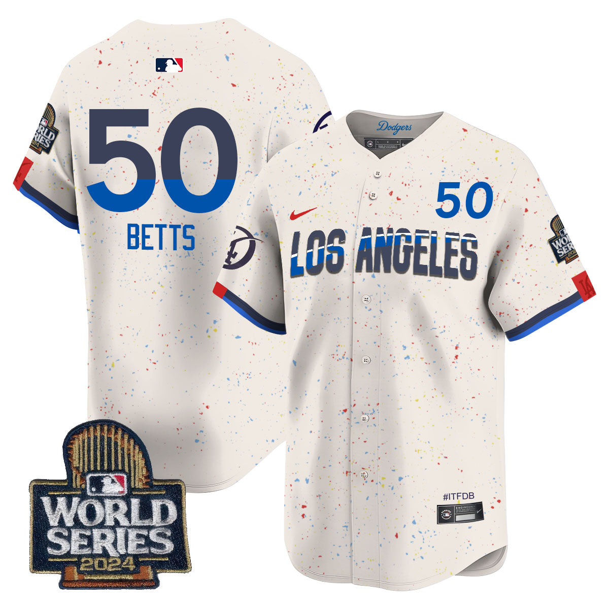 LAD World Series 2024 Jersey - All Stitched