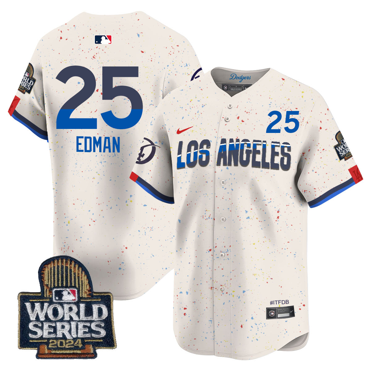LAD World Series 2024 Jersey - All Stitched