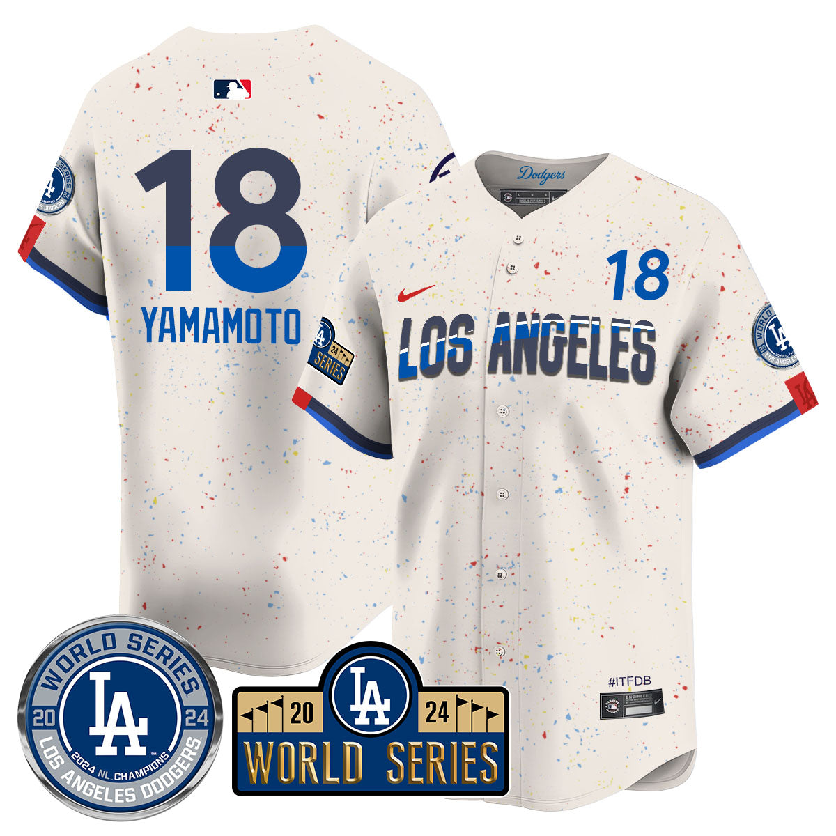 LAD World Series 2024 Jersey - All Stitched