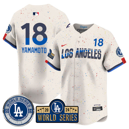 LAD World Series 2024 Jersey - All Stitched