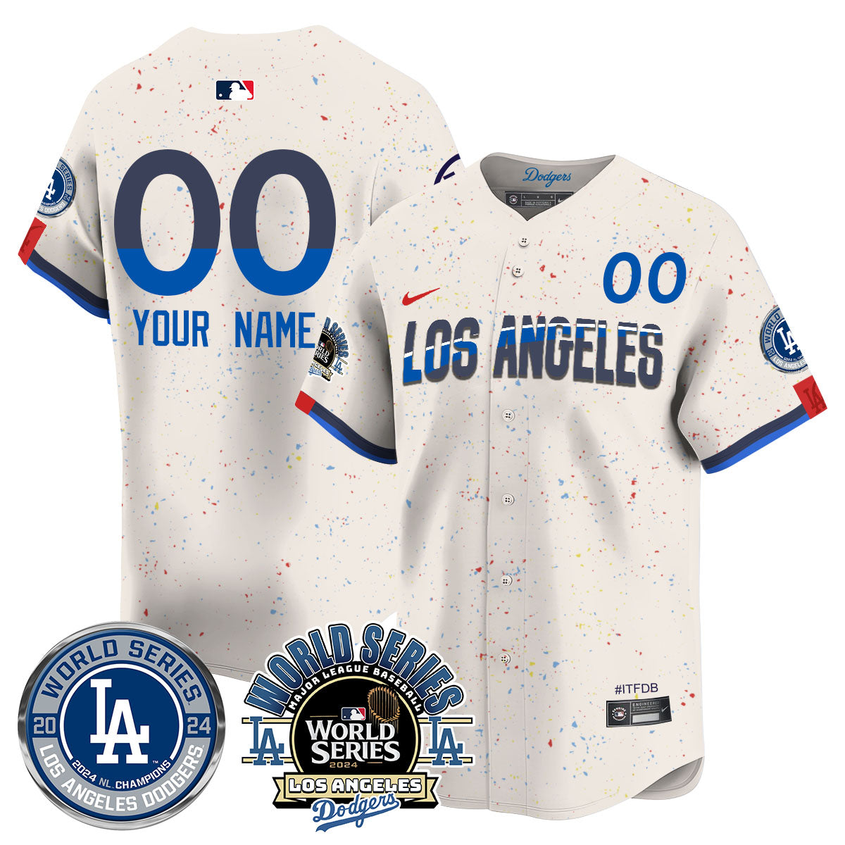 LAD World Series 2024 Custom Jersey - All Stitched