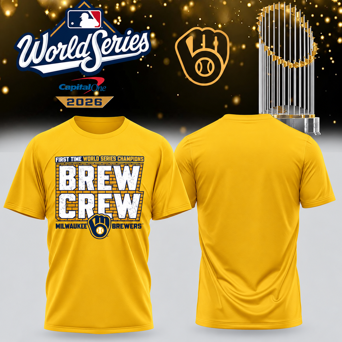 MIL World Series Champions One Side T-Shirt - Printed V28