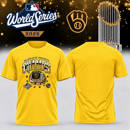 MIL World Series Champions One Side T-Shirt - Printed V42