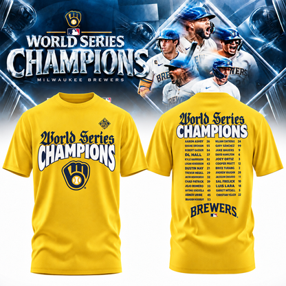 MIL World Series Champions Two Sides T-Shirt - Printed V20