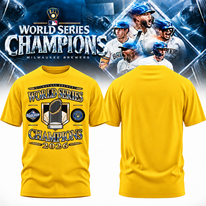 MIL World Series Champions One Side T-Shirt - Printed V26