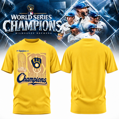 MIL World Series Champions One Side T-Shirt - Printed V16