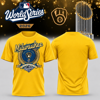 MIL World Series Champions One Side T-Shirt - Printed V31