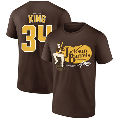 SD Jackson Barrels Jackson Merrill #3 Two Sides T-Shirt - Printed