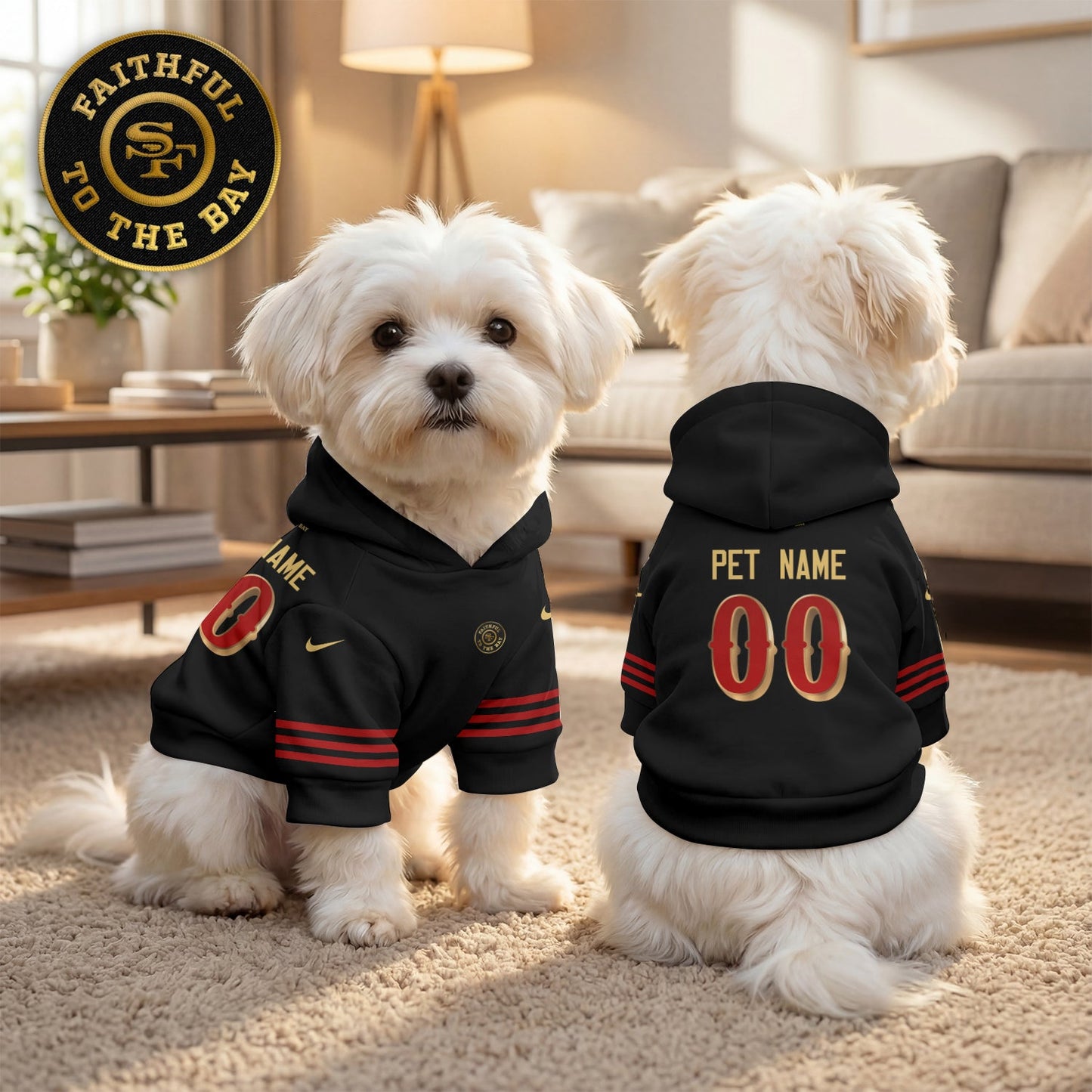 SF Faithful To The Bay “Rivalries” Pet Hoodie