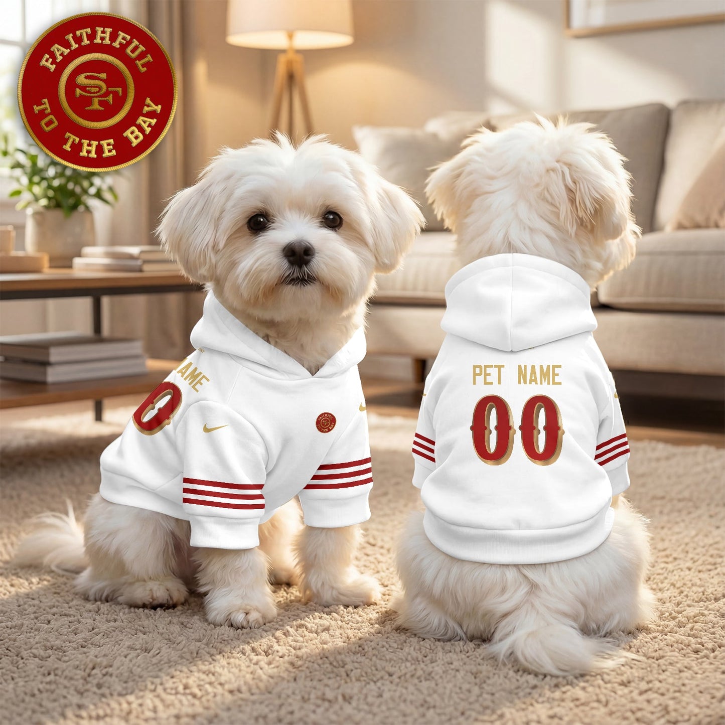 SF Faithful To The Bay “Rivalries” Pet Hoodie