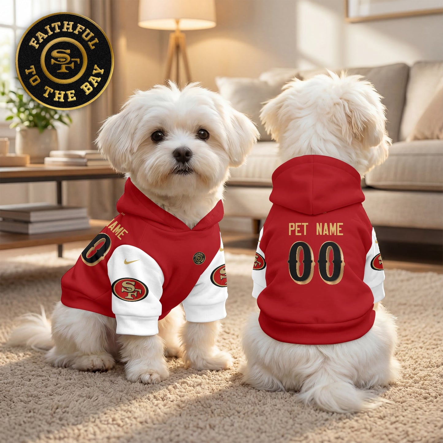 SF Faithful To The Bay “Rivalries” Pet Hoodie