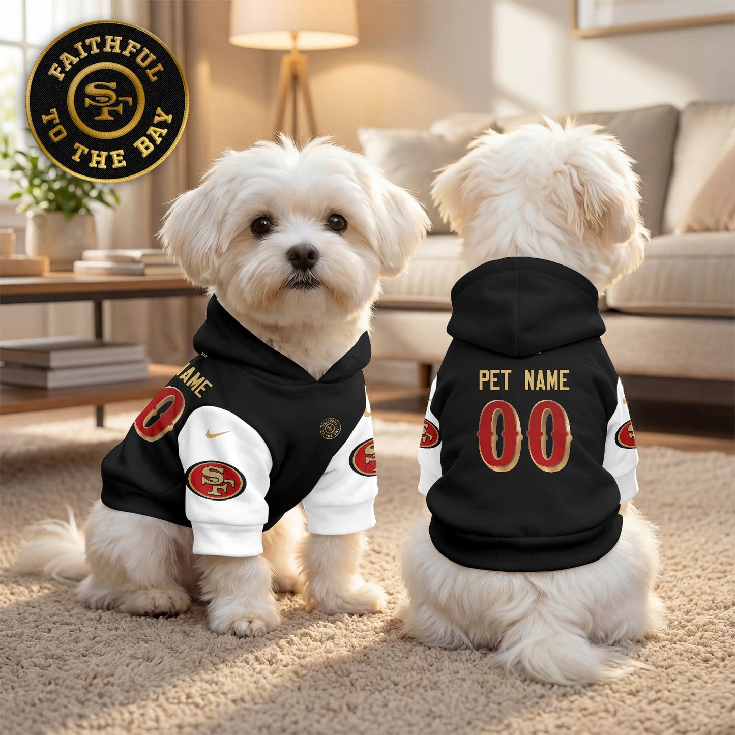 SF Faithful To The Bay “Rivalries” Pet Hoodie