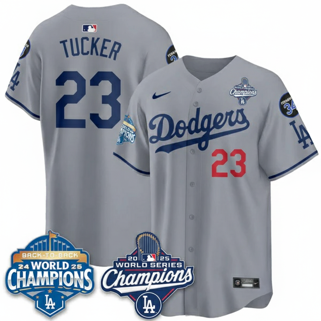 LAD 2025 World Series Champions Jersey - All Stitched N2