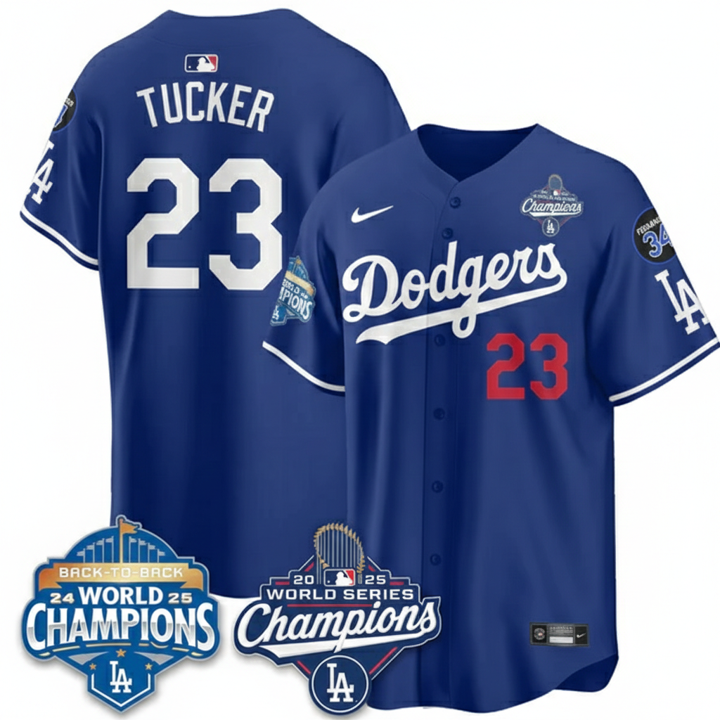 LAD 2025 World Series Champions Jersey - All Stitched N2