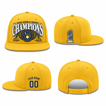 MIL 2026 World Series Champions Personalized Snapback Cap - Printed V5