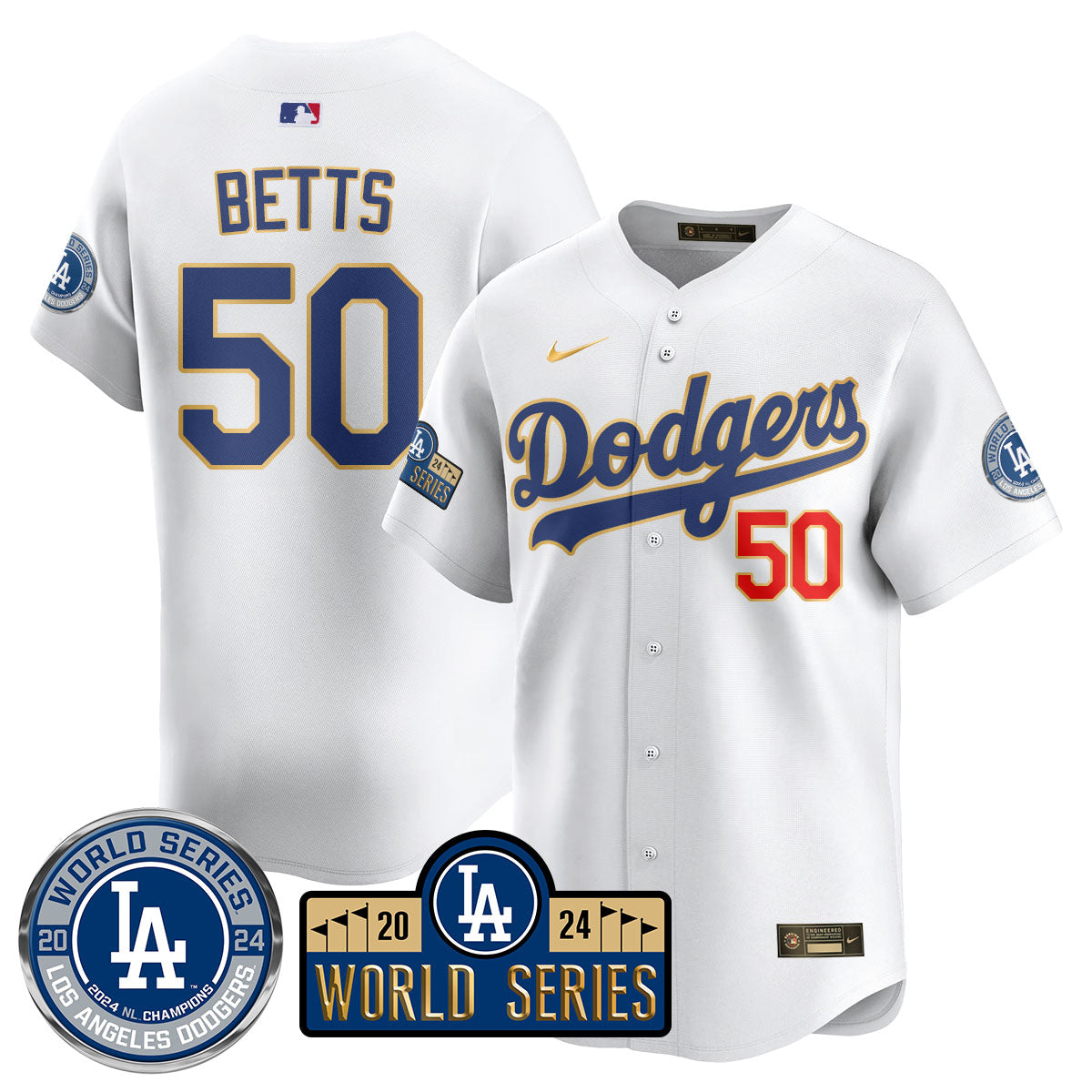 LAD World Series 2024 Jersey - All Stitched