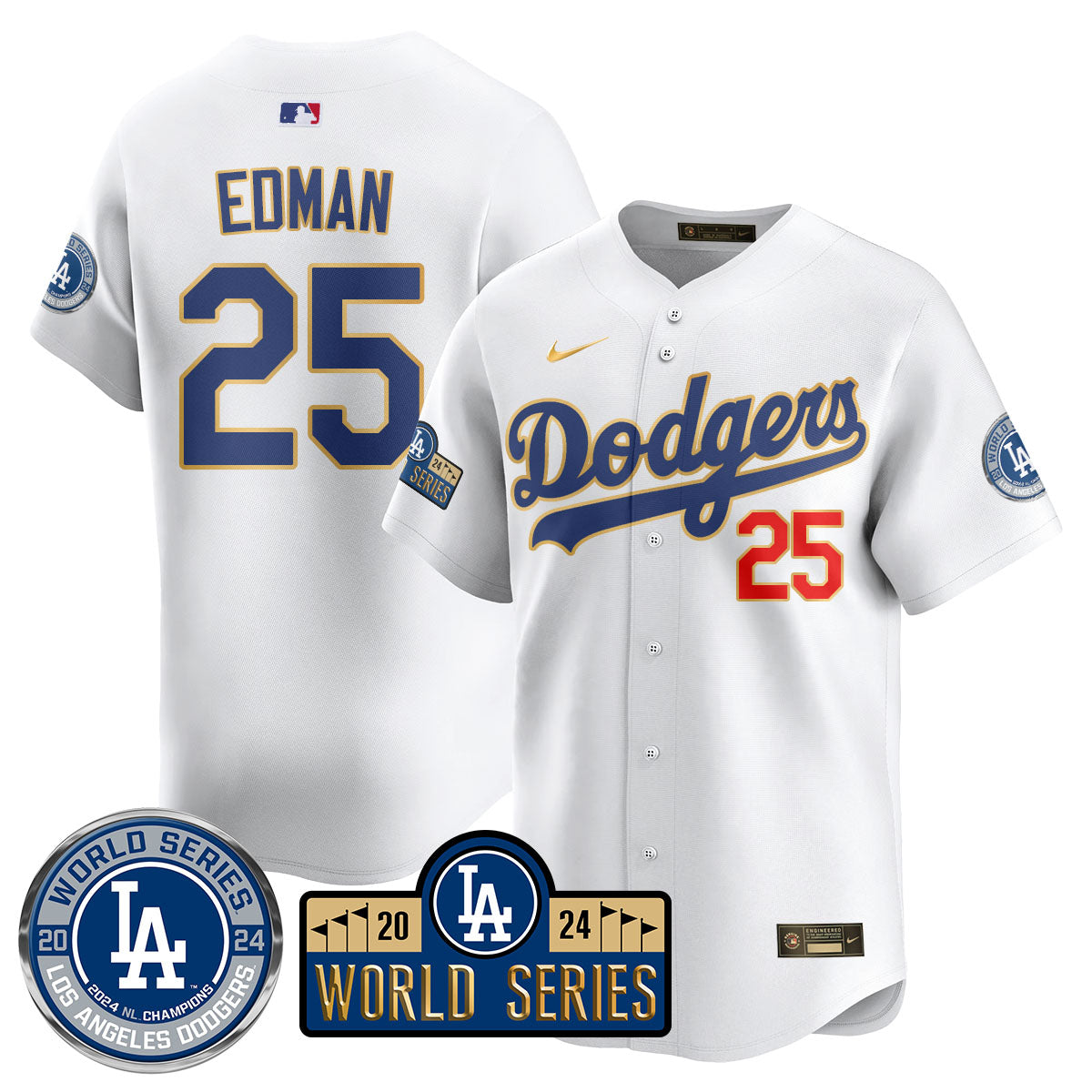 LAD World Series 2024 Jersey - All Stitched
