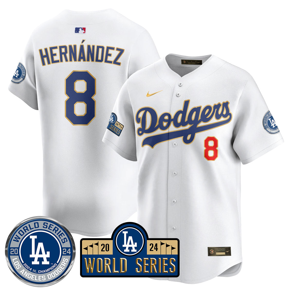 LAD World Series 2024 Jersey - All Stitched