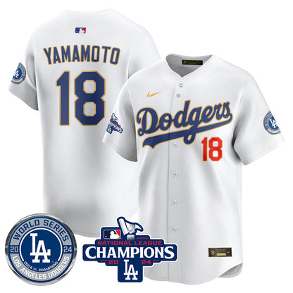 LAD World Series NL Champions Jersey - All Stitched