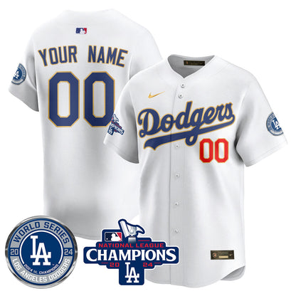 LAD World Series NL Champions Custom Jersey - All Stitched
