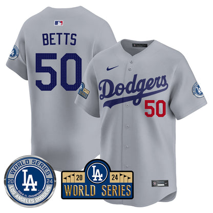 LAD World Series 2024 Jersey - All Stitched