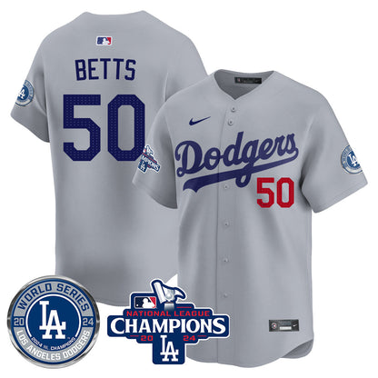 LAD World Series NL Champions Jersey - All Stitched