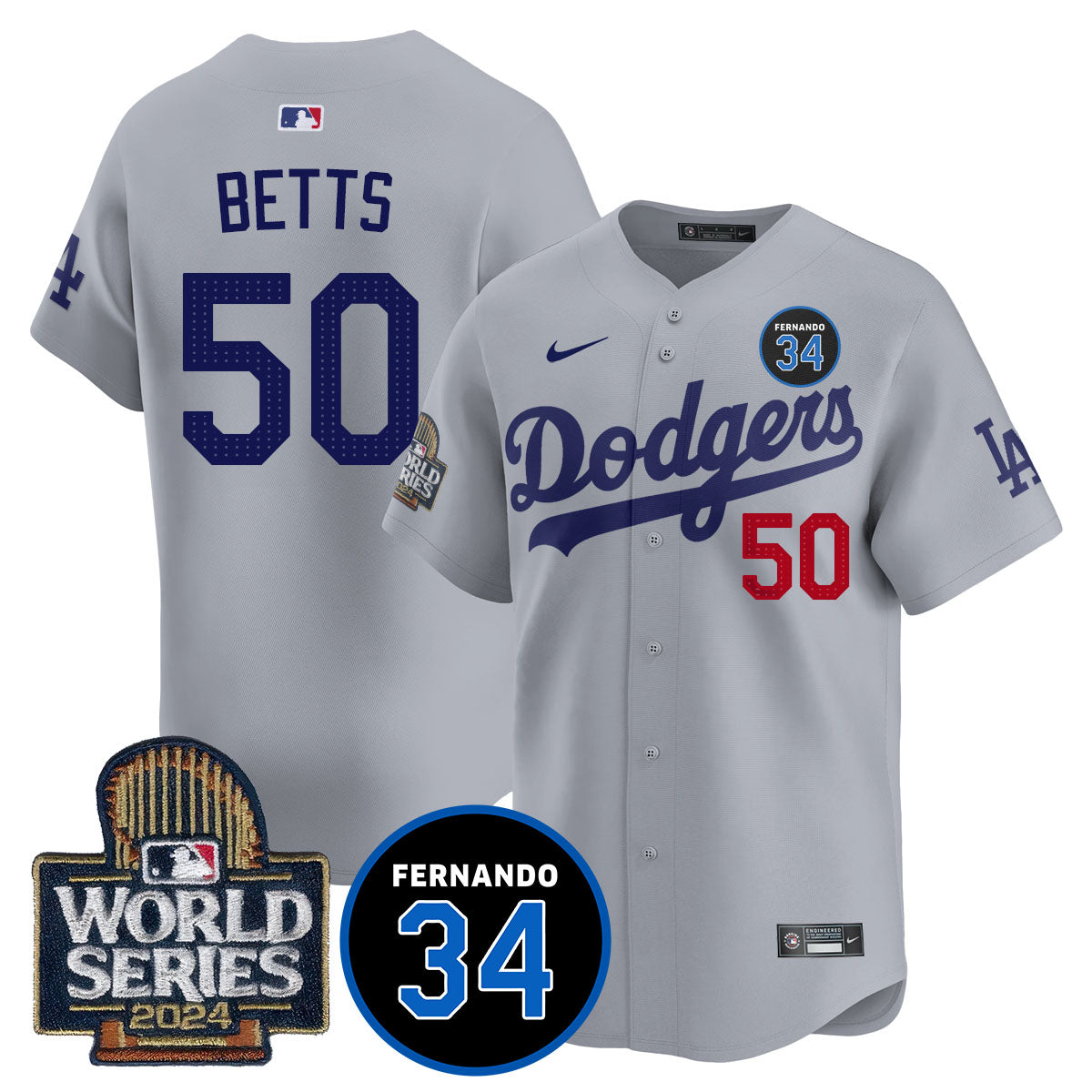 Dodgers Fernando Valenzuela Memorial Jersey - All Stitched
